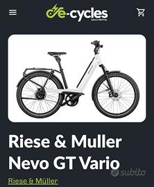 Ebike Riese & Muller motore Bosch 