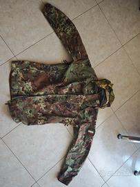 giubbotto gorotex + pantaloni esercito beretta