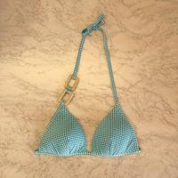Bikini top a triangolo vichy