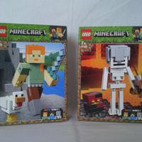 Minecraft  BigFig Serie 1 Lego Alex Scheletro New