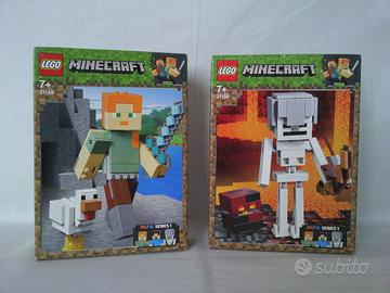 Minecraft  BigFig Serie 1 Lego Alex Scheletro New