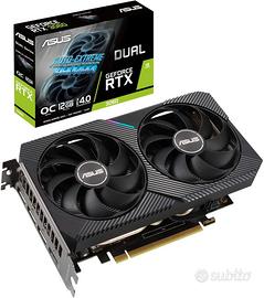 ASUS Dual GeForce RTX 3060 V2 OC LHR NUOVA