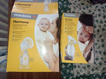 Medela Harmony+silicone breast milk collector
