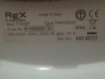 Pezzi di ricambio lavatrice rex electrolux 7kg
