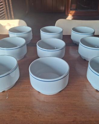 Servizio 9 Ciotole Brodo Vintage Galvani Pordenone