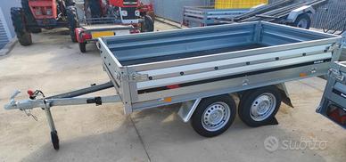 Rimorchio per auto doppio asse ellebi