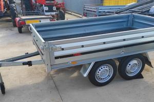 Rimorchio per auto doppio asse ellebi