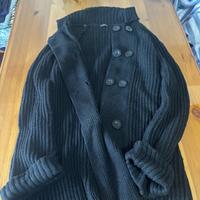 Cardigan di lana motivi