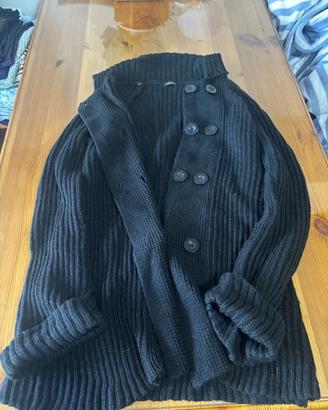 Cardigan di lana motivi