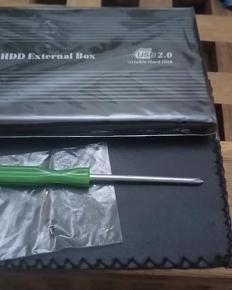 Box USB 2.0 per HDD 2.5" interfaccia IDE