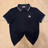 polo moncler blu scuro