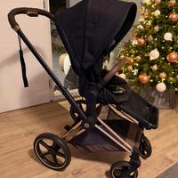 Passeggino Cybex Priam Rose Gold & Deep Black