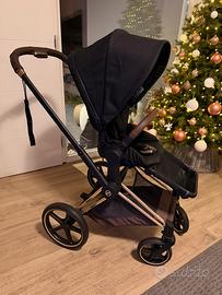 Passeggino Cybex Priam Rose Gold & Deep Black