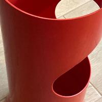 portaombrelli KARTELL - rosso designer Sergio Asti