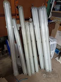 Lotto 7 lampade neon 