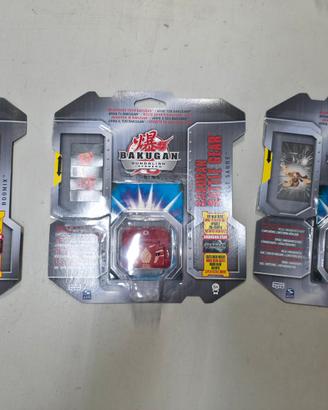 Lotto 3 Bakugan Battle Gear Sigillati