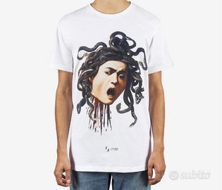 Tshirt bianca Uffizi Medusa taglia M uomo