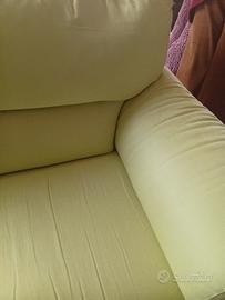 Coppia  divani a due posti in alcantara