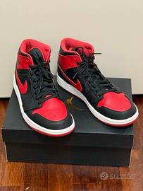 Air Jordan 1 Mid "Bred" – Taglia 41