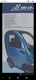 Un scooter elettrico per anziane e disabili