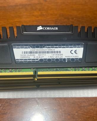 Memorie ram da 8 gb corsair
