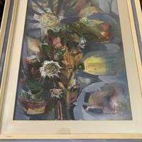 Quadro olio su tela di M.F. Lugheri