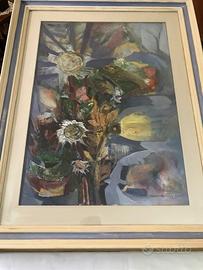 Quadro olio su tela di M.F. Lugheri