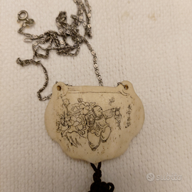 Collana argento con pendente