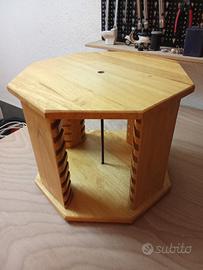 porta CD in legno