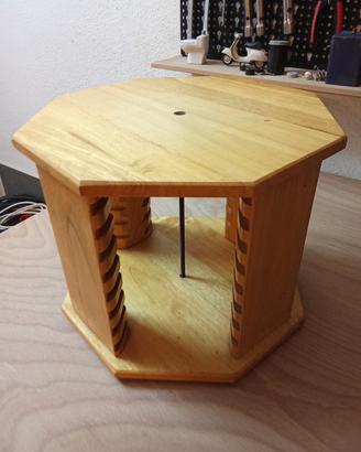 porta CD in legno