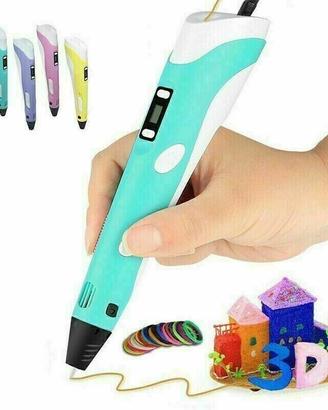 PENNA 3D PEN PER STAMPA DISEGNO FORME OGGETTI TRID