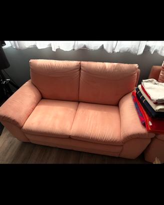 Divano 2 posti e poltrona apribile allungabile