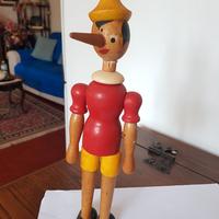 RARO PINOCCHIO VINTAGE IN LEGNO GADGET ROMA