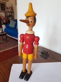 RARO PINOCCHIO VINTAGE IN LEGNO GADGET ROMA