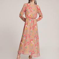 Abito vestito lungo floreale estivo cerimonia