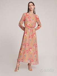 Abito vestito lungo floreale estivo cerimonia