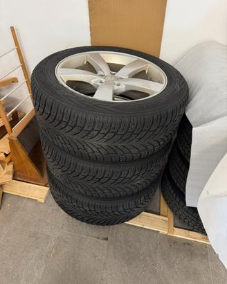 Cerchi in lega +gomme 255 55 r20 nokian wr suv m+s