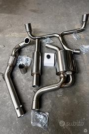Golf GTI 7 7.5 8 8,5 cs scarico 76mm con VALVOLA