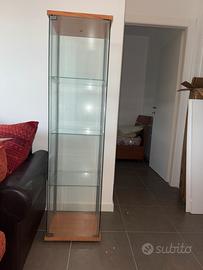Vetrinetta in vetro e legno – stile Ikea
