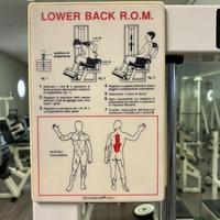 Technogym isotonica Lower Back ROM