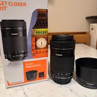 Obiettivo Canon eos 55-250mm STM