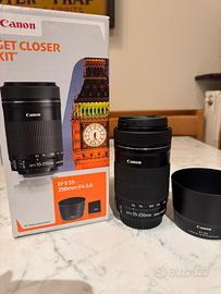 Obiettivo Canon eos 55-250mm STM