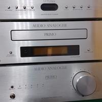 Impianto Hi-Fi audio analogico PRIMO argento 3 pz