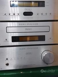 Impianto Hi-Fi audio analogico PRIMO argento 3 pz