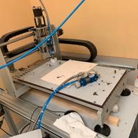 Pantografo cnc con sitema ad estrusione