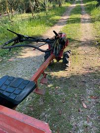 Motozappa honda con carrello