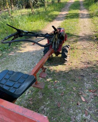 Motozappa honda con carrello