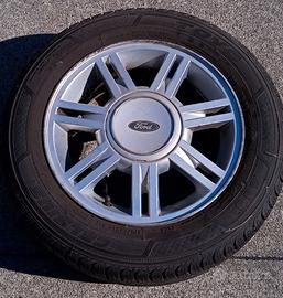 Cerchi lega + gomme Ford Fiesta vecchia 175/65 r14