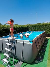 piscina intex 549x274x 132h con CLORINATORE 
