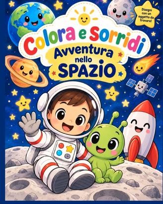 libro da colorare - avventura nello spazio